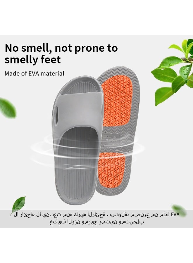 GUOLUOFEI Non Slip Shower Shoes, Lightweight Indoor House Slides Bathroom Shower Sandals Slippers for Women and Men - Image 2